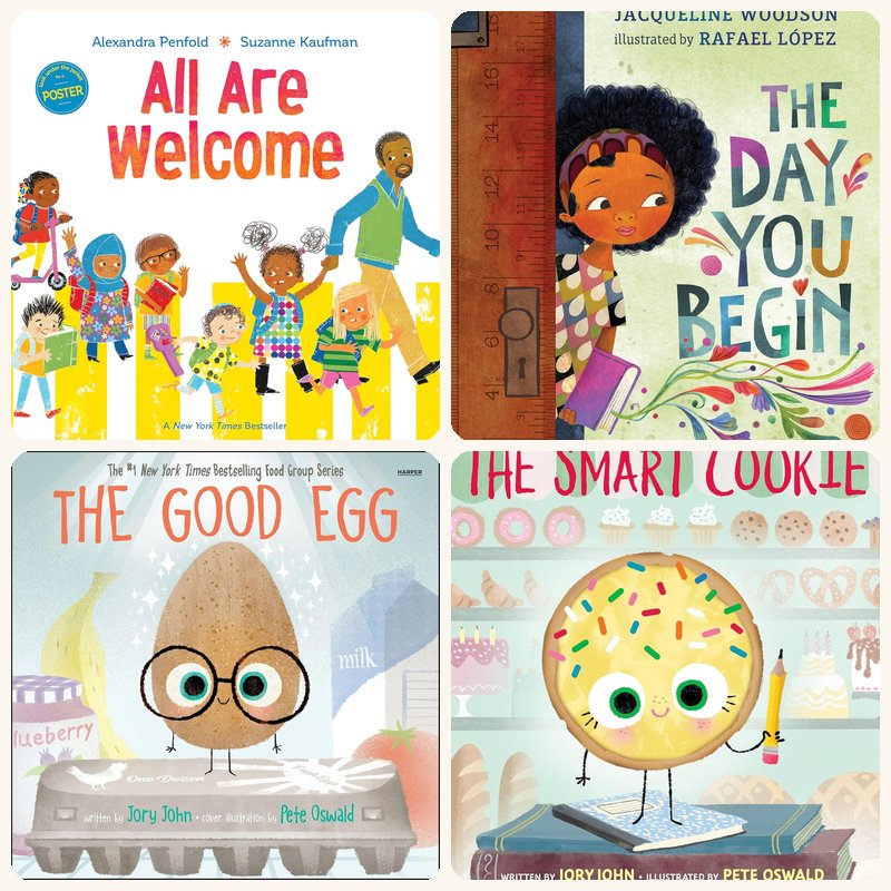 Back to school read alouds collage